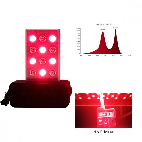 Light Therapy infra LED panel Portable 60W nir a red